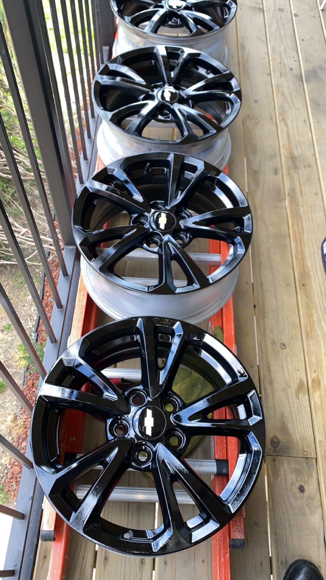 17” Chevy Stock Rims 5x120 Bolt Pattern 