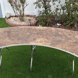 Serpentine Banquet Table (3 Available) - $100 EACH