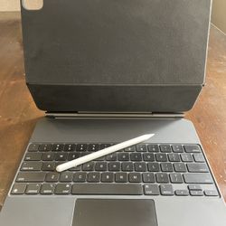  Magic Keyboard + Apple Pencil (2nd Gen) for 12.9” iPad Pro – Great Condition!