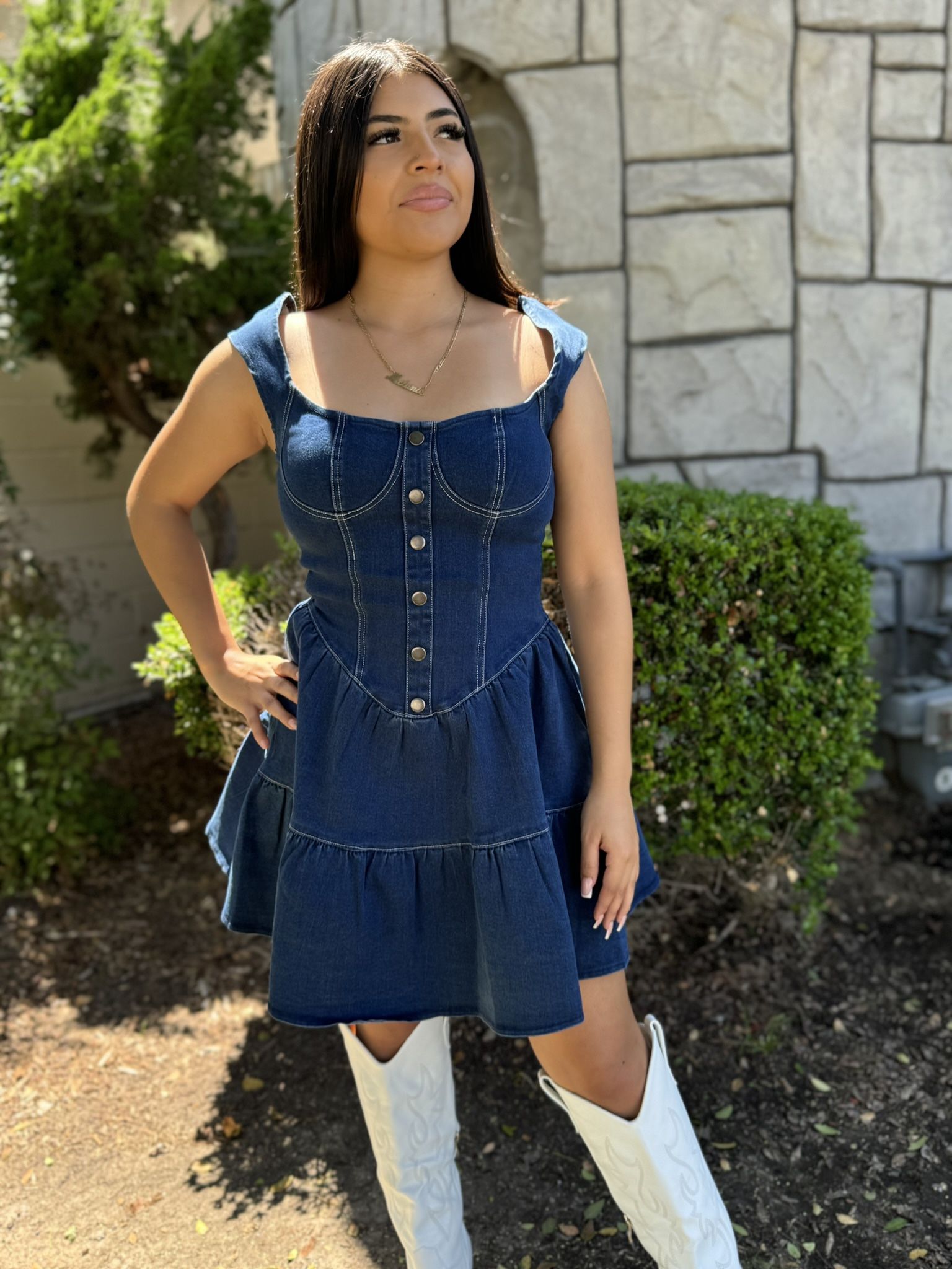 Denim dress 