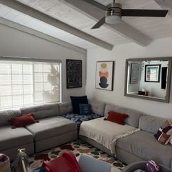 Huge and Comfortable Living Spaces Couch - Priced to Sell
