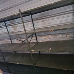 150" (12.5' foot) Wide Commercial Heavy Duty Shelf Unit 24" Deep, 84" High Very Strong, $150 Only