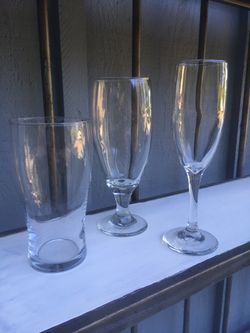 Beer/champagne glasses