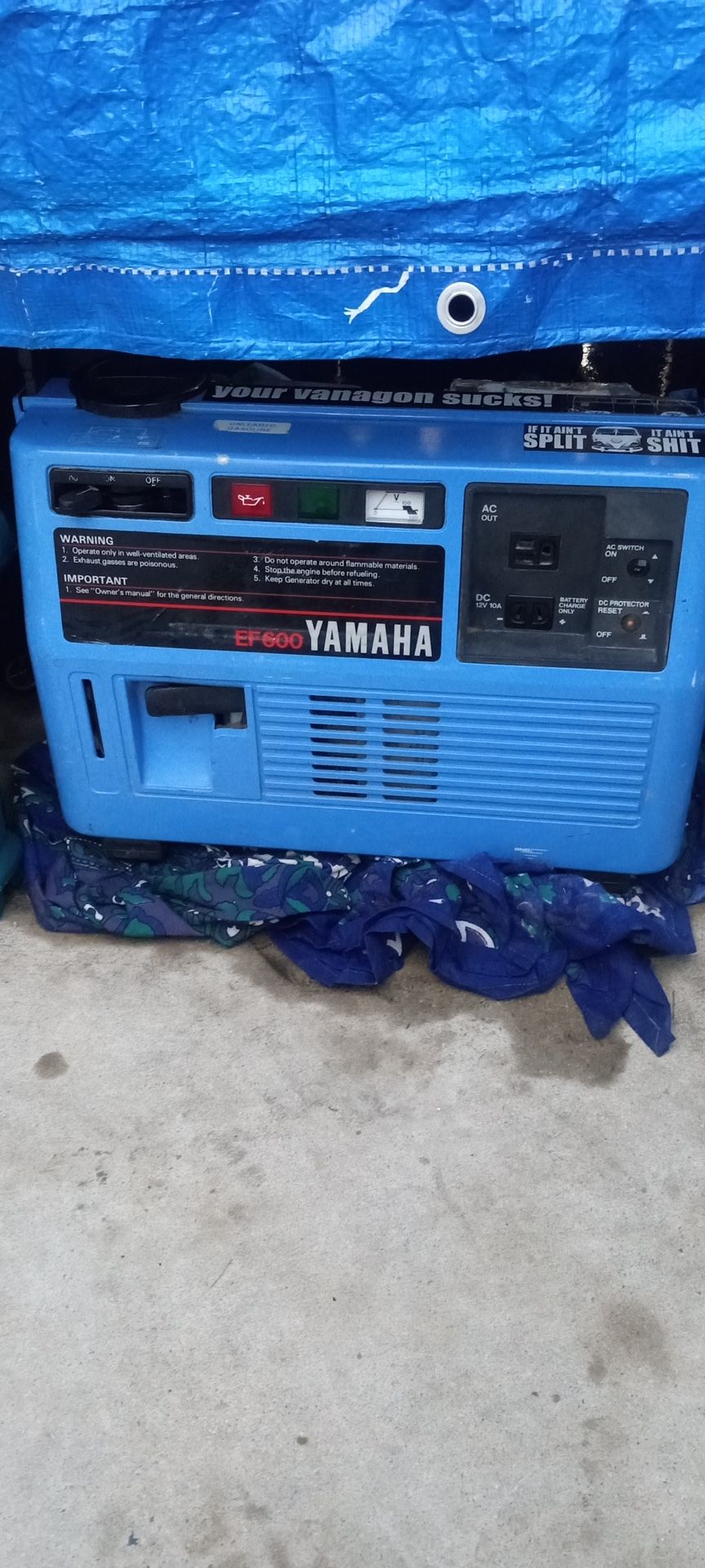 Yamaha Generador EF600 Watts