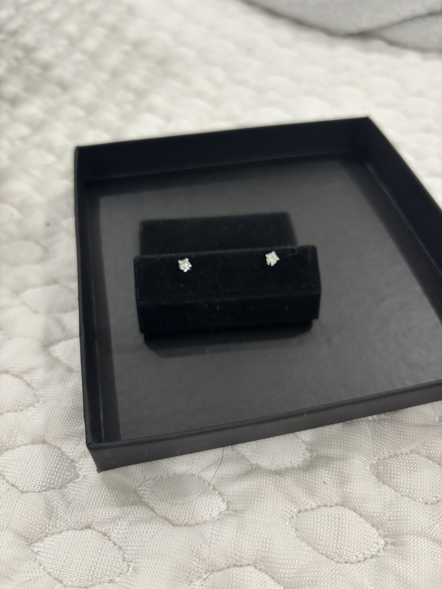 Diamond Earrings NEVER WORN BRAND NEW