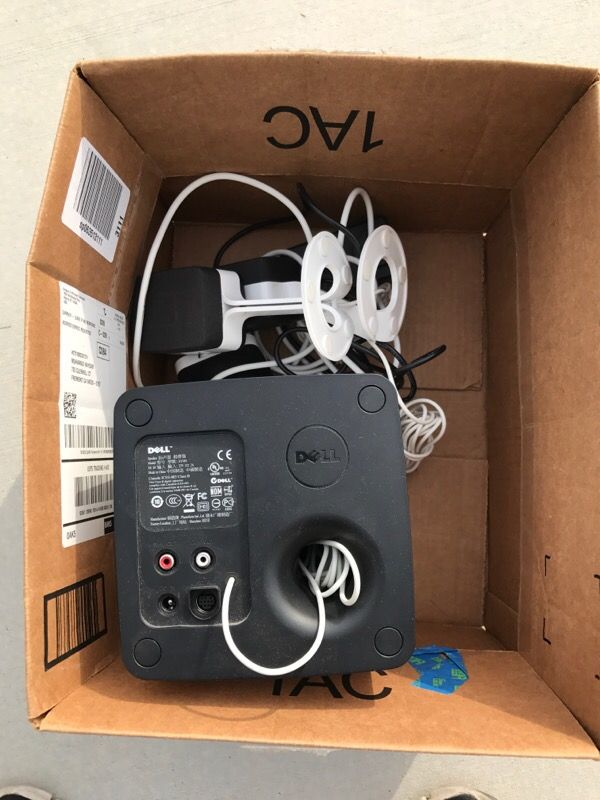 Dell AY410 2.1 speakers and subwoofer