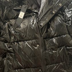 Puffer Jacket Black Large 