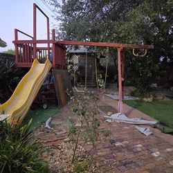 Wood Swing Set