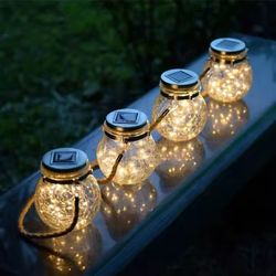 Solar Glass Jar