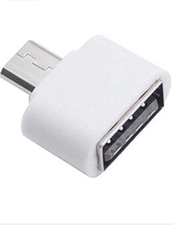 Micro USB Adapter, On The Go Adapter, Micro USB Male to USB Female Adapter Converter for Android and More