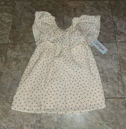 Cat& jack strawberry 🍓 4t dress new