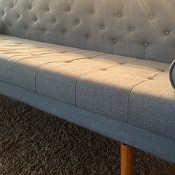 Blue Couch Christopher Knight Couch Sofa Wooden Frame