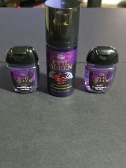 Disney Villains Evil Queen body spray and hand 2 hand sanitizers new