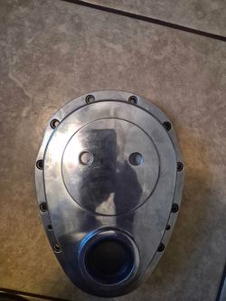 Smallblock chevy timing chain cover with gasket and new main seal