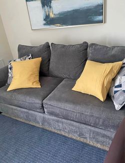 Simple grey sofa
