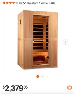 Infrared 2 person sauna