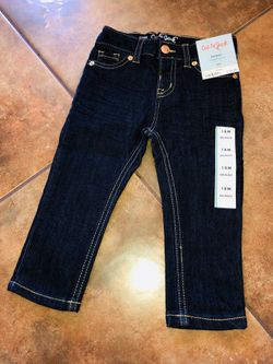 Toddler Girls’ Skinny Jeans - Cat & Jack ➿ Dark Blue - $10.00