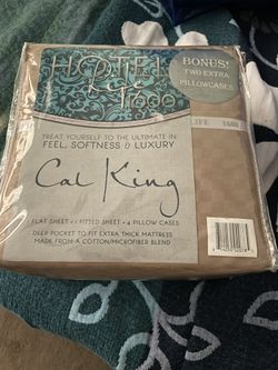 Hotel Life 1600 Cal King Sheets