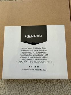 New DisplayPort to HDMI Cable 6ft