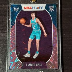 Lamelo Ball Rookie NBA Hoops Basketball Card