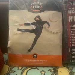 Kids Water Dragon Ninja Costume 