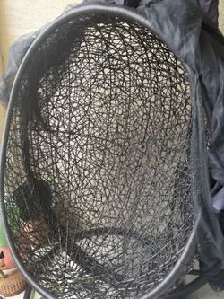 Black Eggshell Patio Swing