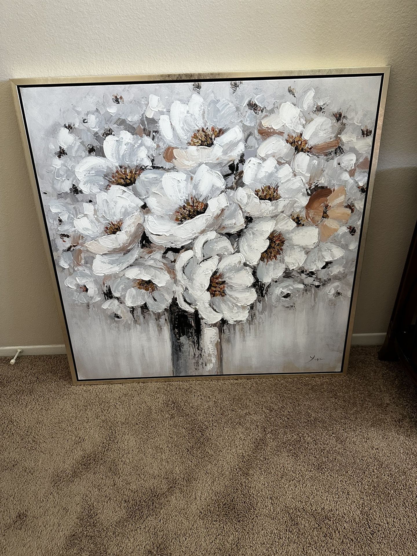 Framed Artwork - Flowers