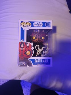 Darth Maul Autographed Funko