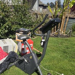 Exercise Bike. Electric Power Spin