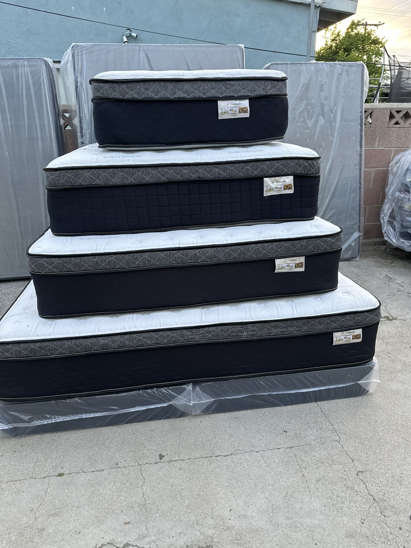 New Mattress ? Full Size Mattress Pillow Top 12” Thick ? All Sizes Available ? Same Day Delivery