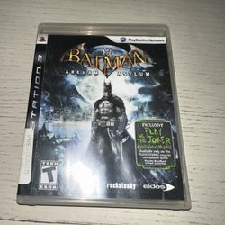 Ps3 Batman Arkham Asylum 