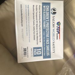 Children’s Protective Face Shields With Glasses 