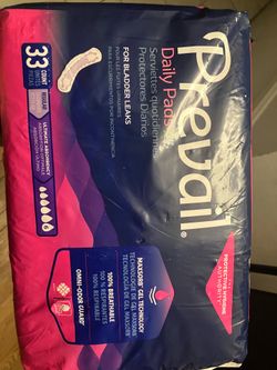 $15, New Women’s Prevail Daily Pads