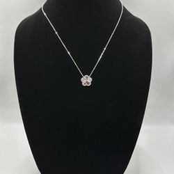 Sterling Silver Clover Necklace