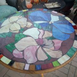 Stained Glass Kitchen Table