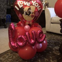 Valentine balloon Bouquet