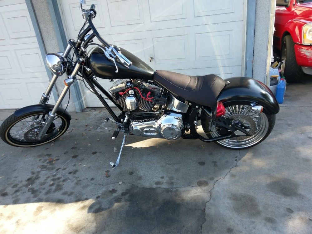 Chopper Harley Davidson motor 88B Baker transmission 6 speed parts for