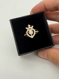 10KT Real Gold 15 Años Ring