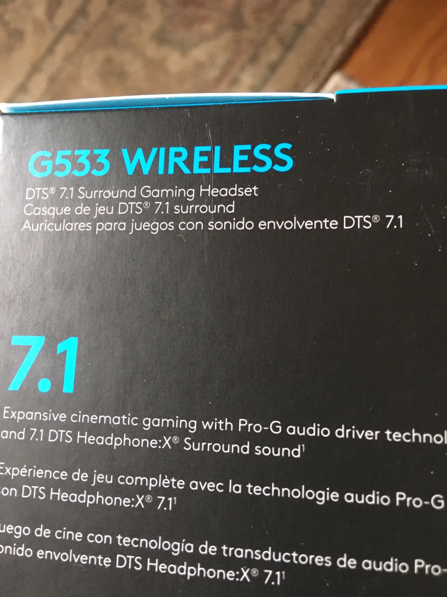 Logitech G 533 wireless gaming headsets 3 available. 120.00. Each new sealed