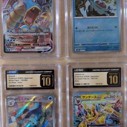 Pokemon Graded Slabs CGC PRISTINE 10!!
