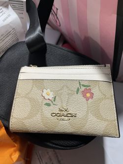 Discontinued Coach Flower Card Case 