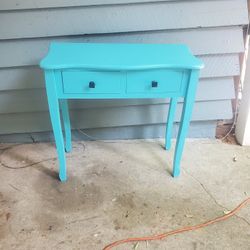 Turquoise Console Table