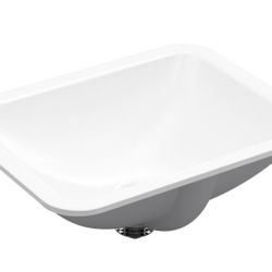 KOHLER 20000-0 Caxton Rectangle Undermount Bathroom Sink, Bathroom Vanity