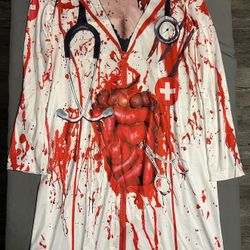 Bloody Horror Nurse Skirt Dress (New)