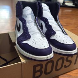 Air Jordan 1 court purple 2020 release 