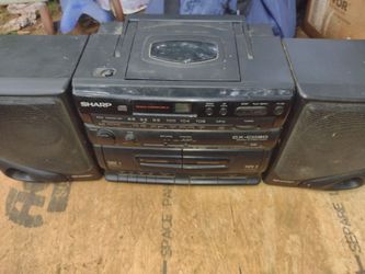 radio am fm 2 cassette working good cd not working