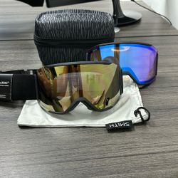 Smith Squad MAG - Black + ChromaPop™ Sun Black Gold Mirror Lens - Snowboard Ski skiing Snow Goggles - NEW - Adult