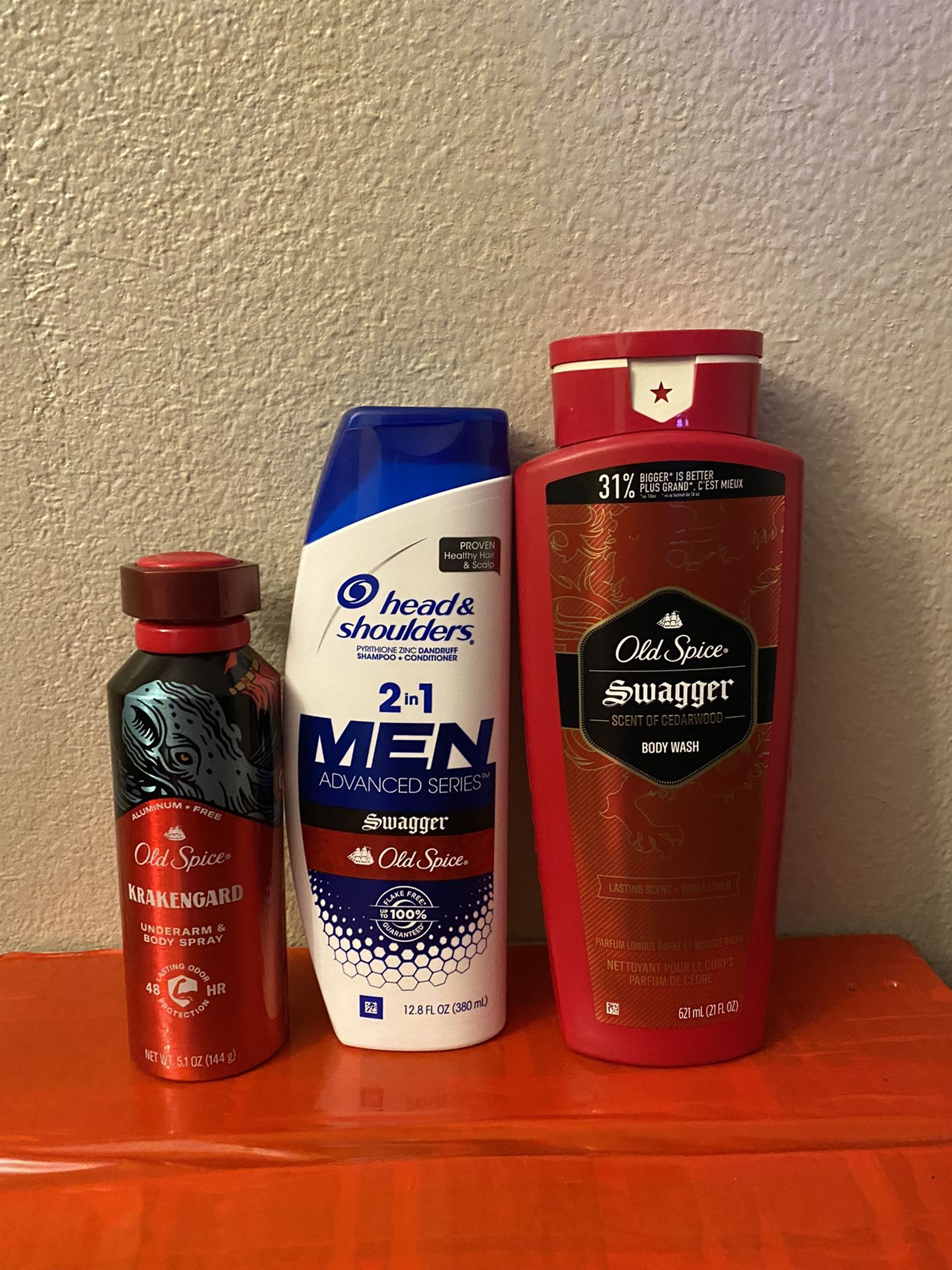 Old Spice Shampoo + Body Wash + Deodorant 