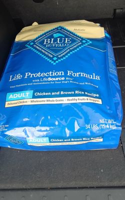 Blue Buffalo 34 lb bag