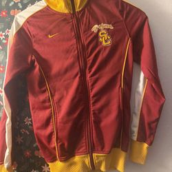 USC Trojans NIKE Red And White Track Jacket Women's 